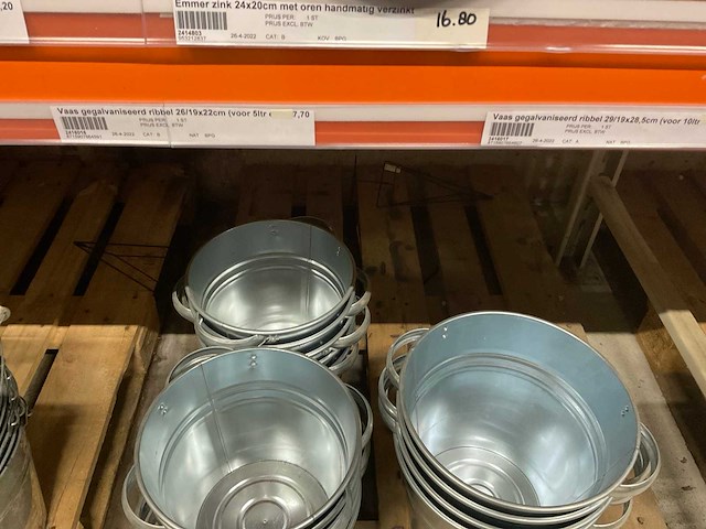 Metalen emmers - afbeelding 7 van  21