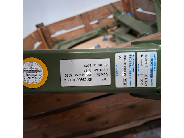 Metalen frame in onderdelen, maschinenbau eggerstorfer - afbeelding 7 van  8