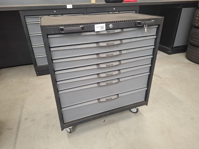 Metalen gereedschapswagen boxo - afbeelding 1 van  3