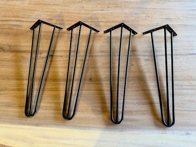 Metalen hairpin poot (4x) - afbeelding 1 van  2