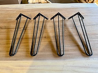 Metalen hairpin poot (4x) - afbeelding 2 van  2