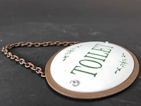 Metalen hangschild toilet - afbeelding 4 van  5