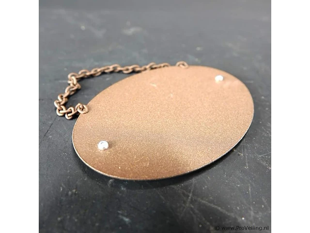 Metalen hangschild toilet - afbeelding 5 van  5