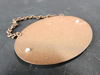 Metalen hangschild toilet - afbeelding 5 van  5