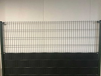 Metalen hek (2x) - afbeelding 3 van  4
