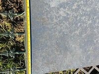 Metalen hek met 2-delige poort - afbeelding 11 van  11