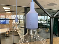 Metalen huisje frame met verlichting - afbeelding 1 van  3