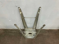 Metalen industriële barkruk barkruk (6x) - afbeelding 3 van  5