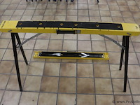 Metalen inklapbare schraag - 100x9x78cm - 2 stuks - afbeelding 1 van  7