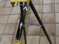 Metalen inklapbare schraag - 100x9x78cm - 2 stuks - afbeelding 2 van  7