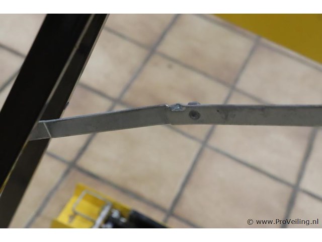 Metalen inklapbare schraag - 100x9x78cm - 2 stuks - afbeelding 4 van  7