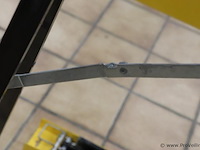 Metalen inklapbare schraag - 100x9x78cm - 2 stuks - afbeelding 4 van  7