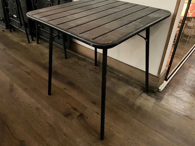 Metalen inklapbare terrastafel (2x) - afbeelding 3 van  7