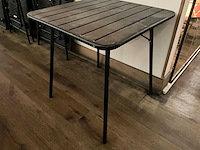 Metalen inklapbare terrastafel (2x) - afbeelding 3 van  7