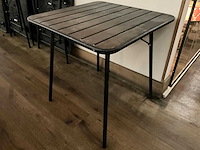 Metalen inklapbare terrastafel (2x) - afbeelding 4 van  7