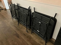 Metalen inklapbare terrastafel (2x) - afbeelding 7 van  7