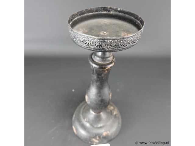 Metalen kandelaar - afbeelding 3 van  5