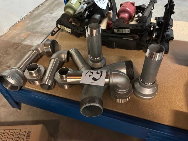 Metalen koppelingen (6x) - afbeelding 1 van  2