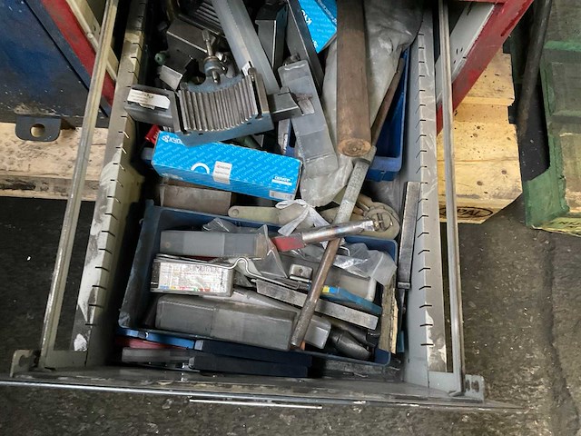 Metalen ladeblokken met inhoud (2x) - afbeelding 2 van  8