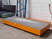 Metalen lekbak met rooster - afbeelding 1 van  5