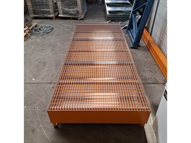 Metalen lekbak met rooster - afbeelding 3 van  5