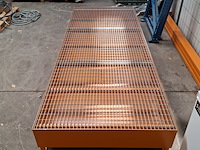 Metalen lekbak met rooster - afbeelding 3 van  5