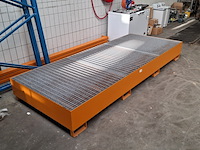 Metalen lekbak met rooster - afbeelding 4 van  5