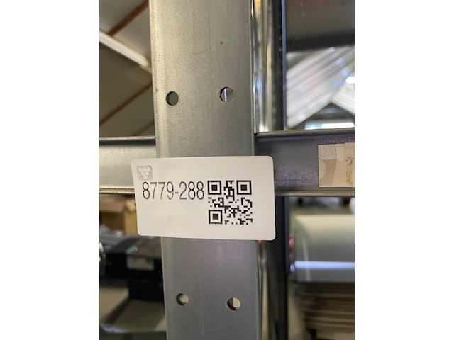 Metalen magazijnstelling dexion, breedvakstelling, chroom - afbeelding 9 van  9