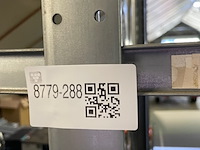 Metalen magazijnstelling dexion, breedvakstelling, chroom - afbeelding 9 van  9