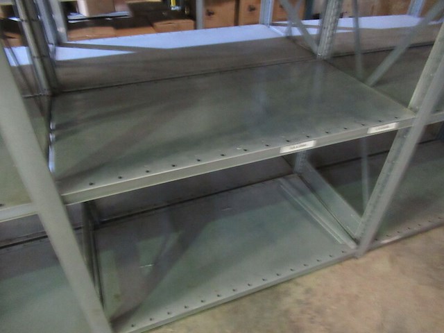 Metalen magazijnstelling dexion, breedvakstelling - afbeelding 3 van  7