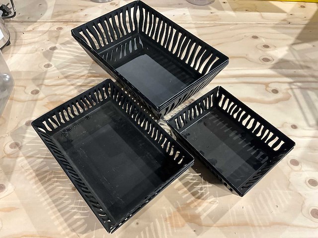 Metalen mand (11x) - afbeelding 1 van  5