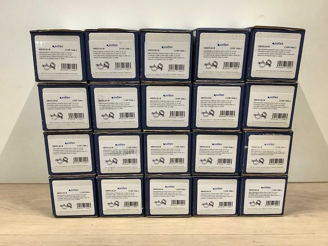 Metalen moer- en boutslangklemmen 16-18mm (2000x) - afbeelding 2 van  3