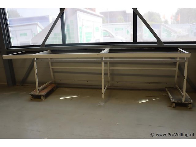 Metalen onderstel - 390x80x92cm - afbeelding 2 van  5