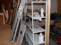 Metalen opbergstellingen wit - 2 stuks - afbeelding 1 van  4