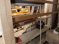 Metalen opbergstellingen wit - 2 stuks - afbeelding 3 van  4