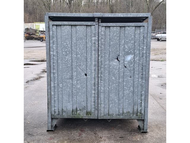 Metalen opslagcontainer - afbeelding 1 van  7