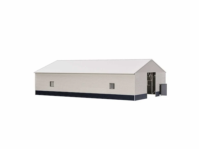 Metalen opslagloods 25x13 meter (325 m2) - afbeelding 12 van  16