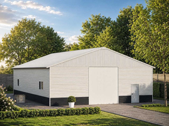 Metalen opslagloods 25x13 meter (325 m2) - afbeelding 1 van  16