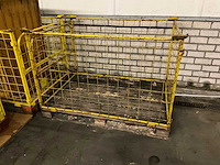 Metalen opzetrand 100x120cm v.v. kantelhek - inklapbaar (4x) - afbeelding 1 van  3