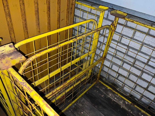 Metalen opzetrand 100x120cm v.v. kantelhek - inklapbaar (4x) - afbeelding 3 van  3