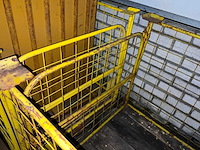 Metalen opzetrand 100x120cm v.v. kantelhek - inklapbaar (4x) - afbeelding 3 van  3