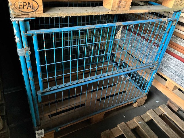 Metalen opzetrand 80x120cm v.v. kantelhek - inklapbaar (10x) - afbeelding 3 van  5