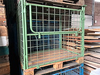 Metalen opzetrand 80x120cm v.v. kantelhek - inklapbaar (10x) - afbeelding 2 van  5