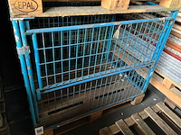 Metalen opzetrand 80x120cm v.v. kantelhek - inklapbaar (10x) - afbeelding 3 van  5