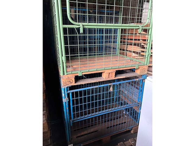 Metalen opzetrand 80x120cm v.v. kantelhek - inklapbaar (10x) - afbeelding 4 van  5