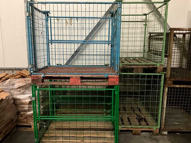 Metalen opzetrand 80x120cm v.v. kantelhek - inklapbaar (5x) - afbeelding 1 van  3