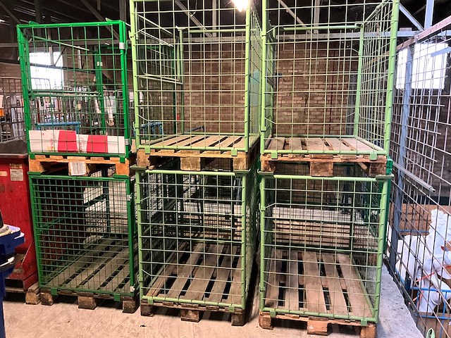 Metalen opzetrand 80x120cm v.v. kantelhek - inklapbaar (8x) - afbeelding 1 van  3