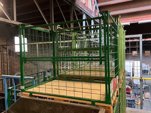 Metalen opzetrand 80x120cm v.v. kantelhek - inklapbaar (8x) - afbeelding 2 van  3