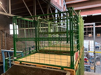 Metalen opzetrand 80x120cm v.v. kantelhek - inklapbaar (8x) - afbeelding 2 van  3