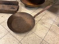 Metalen pan en wok (3x) - afbeelding 4 van  5